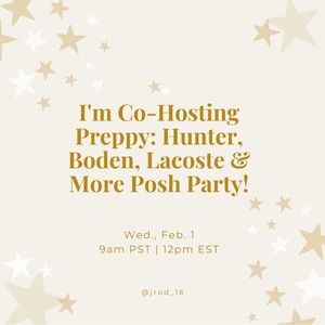 Co-Hosting Preppy: Hunter, Boden, Lacoste & More Posh Party!